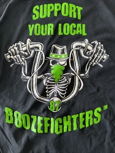 Camiseta De Colección Boozefighters Motorcycle Club 87 Apoya Tu Local Para Hombre L, UTAH - Imagen 1 de 7