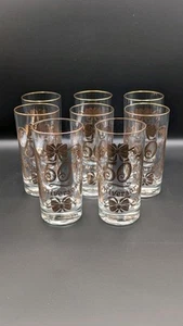 Vintage Lotus Glaswaren 50th Anniversary Goldrand Becher 8 Original Box - Bild 1 von 7