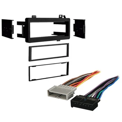 Dodge Shadow 1987-1995 Single DIN Stereo Harness Radio Install Dash Kit Package - Image 1 of 3