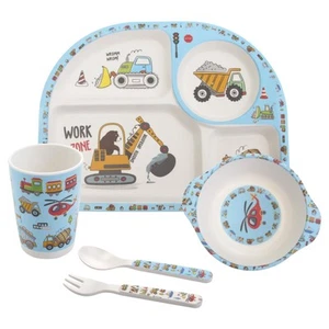 Kids Feeding Set 5 Pcs, Tableware Set for Toddlers Includes Plate Bowl Cup Fo... - Picture 1 of 8