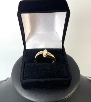 14k Solid Yellow Gold Ladies Ring | 0.650Ct Diamond - Image 1 of 4