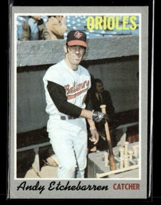 1970 Topps #213 Andy Etchebarren VG