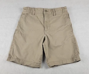 Gap Kids Shorts 12 Regular Tan Khaki Chino Flat Front Adjustable Waist School - Picture 1 of 16