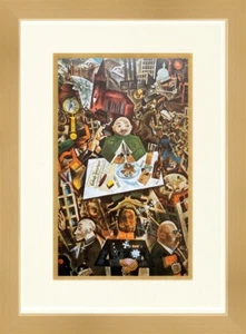 George Grosz - Germany A Winters Tale NEWLY Custom Framed Print - Picture 1 of 2