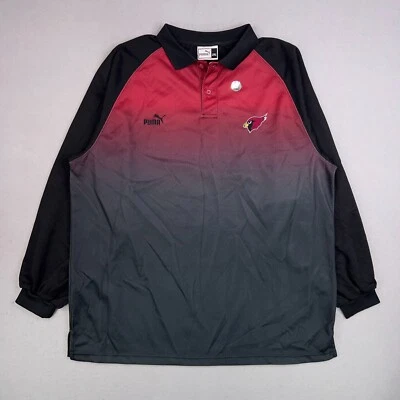 Camisa Polo Vintage Arizona Cardinals Para Hombre XXL Roja Negra Ombre Performance NFL Foto 1 de 4