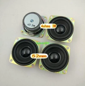2pcs 2"inch 52MM 4Ω 3W Square Speaker Loudspeaker 4Ohm Home Audio Parts - Picture 1 of 4