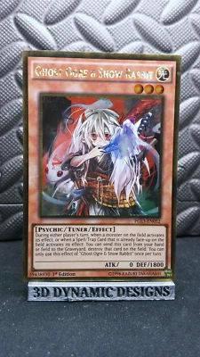 | Yugioh Ghost Ogre & Snow Rabbit PGL3-EN052 Gold Rare VLP 🔥 | - Image 1 of 2