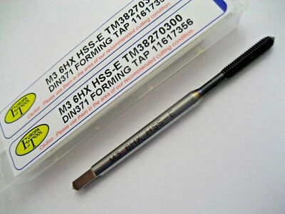 M3 x 0.5 ROLL TAP HSS-E 6HX TiALN COATED COLD FORMING EUROPA TM38270300  P245 - Image 1 of 4