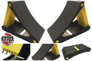 2 x Leisurewize autocaravana plegable remolque para automóviles amortiguadores de rueda con picos - Imagen 1 de 5