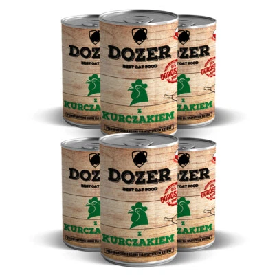 6 x 800g Hundefutter Dozer Huhn Premium Nassfutter getreidefrei Dosen TOP - Bild 1 von 4