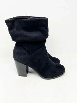 Botas holgadas negras de media pantorrilla Material Girl para mujer Foto 1 de 4