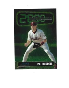 Bowman Chrome 2000 Roy Favorites 1999 #Roy2 Pat Burrell Philadelphia Phillies - Imagen 1 de 2