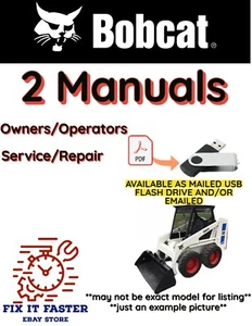 BOBCAT 753 SKID STEER LOADER OPERATORS SERVICE SHOP REPAIR MANUAL PDF USB - Picture 1 of 12