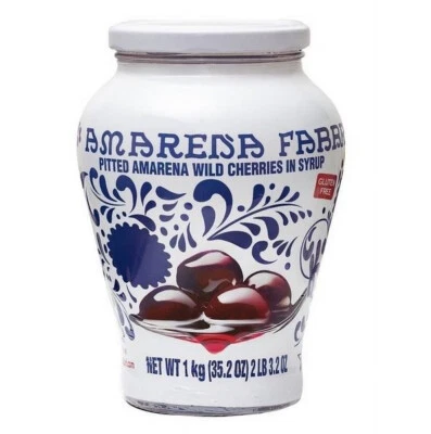 AMARENA FABBRI Pitted Wild Cherries In Syrup 35.2 Oz Jumbo Size  - Image 1 of 4