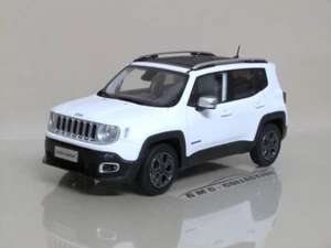 JEEP RENEGADE LiMiTED SUV 2017 BiANCO WHiTE GAC FCA 1/18 (NO KYOSHO AUTOART) - Foto 1 di 7