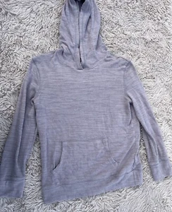 Old Navy Girl's Large (10-12) Gray Lightweight Long Sleeve Hoodie - Picture 1 of 3