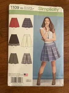 Simplicity 1109 Skirt Sewing Pattern- 6 Views Sz 14-22-Uncut - Picture 1 of 2