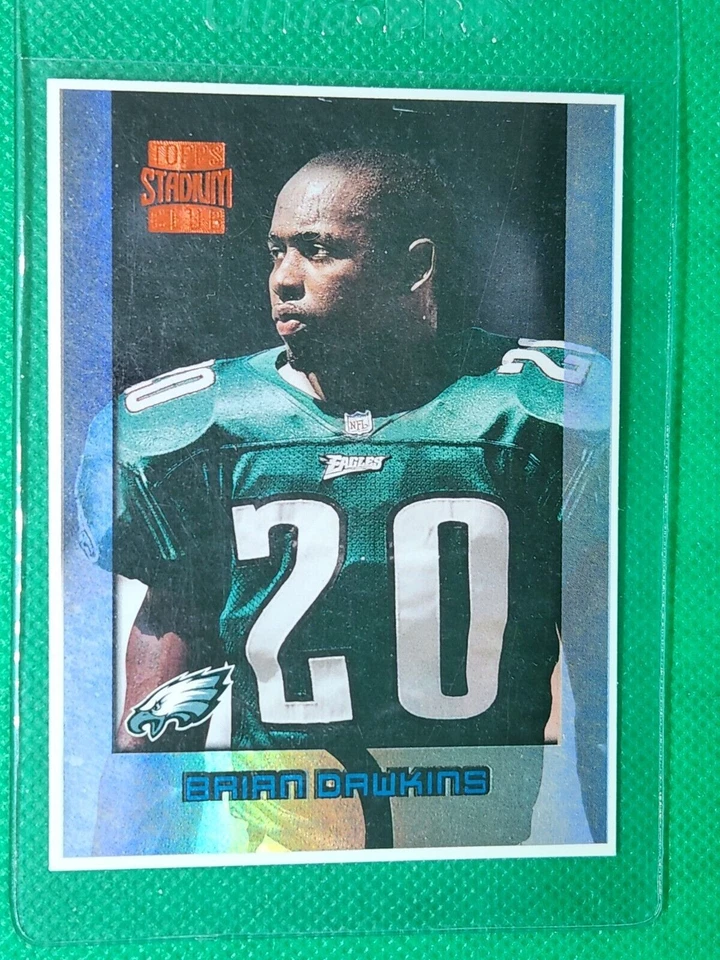 1996 Topps Stadium #343 Brian Dawkins ROOKIE RARE OVERSIZED Philadelphia Eagles - Image 1 of 4