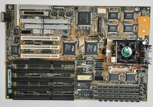 IWILL P54TSW2 Sockel 7 ISA SCSI retro Mainboard + Pentium 166MHz + 64MB RAM - Afbeelding 1 van 3