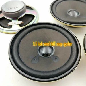 2pcs 3.5"inch 92mm 4Ω 3W Full range speaker Loudspeaker Round Audio Parts - Picture 1 of 4