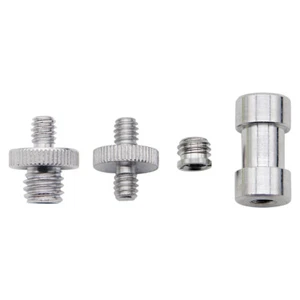 Juego de montaje de 1/4"" a 3/8"" macho a hembra adaptador de tornillo tornillo tornillo para luz de cámara - Imagen 1 de 6