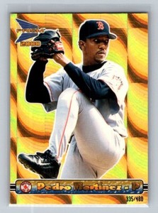 2000 Pacific Prism Holographic Gold Parallel #23 Pedro Martinez #d 335/480 HOF