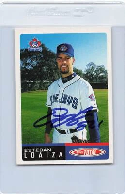 2002 Topps Total #533 Esteban Loaiza Blue Jays Signed Auto *H6349 - Image 1 of 2