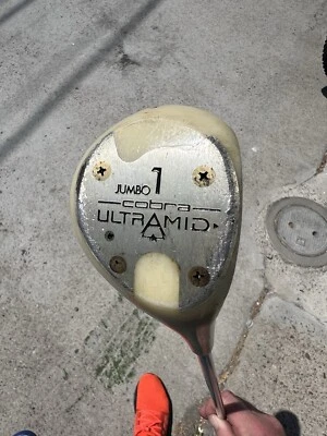 Cobra Jumbo Ultra mid Driver Lady’s Cobra Shaft White Vintage Golf Club - Image 1 of 4