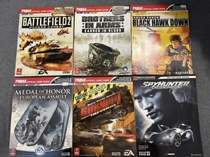 LOT OF 6 OFFICIAL STRATEGY GUIDES BURNOUT DELTA FORCE MEDAL OF HONOR+ 3 MORE - Picture 1 of 12