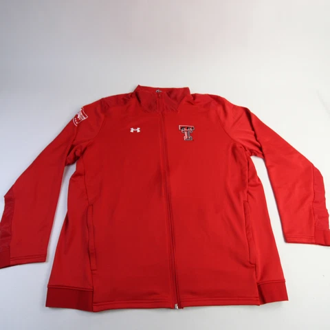 Texas Tech Red Raiders Under Armour Jacket Men's Red Used Cover