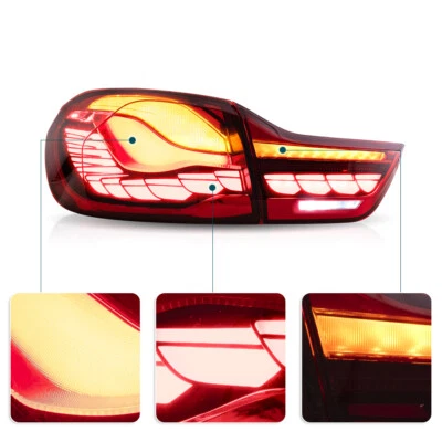 FULL LED Tail Lights For BMW 4-Series 14-16 428i 435i 17-20 430i 440i/15-20 M4 Foto 1 de 4
