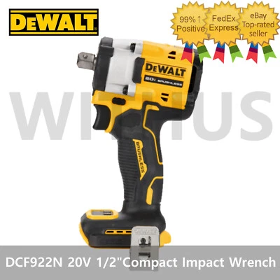 Dewalt DCF922N 20V MAX 1/2" Cordless Brushless Compact Impact Wrench  Body Only - Image 1 of 4