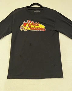 World Industries Kids Long Sleeve Tee Size Small Youth Boys Skater T Shirt Y2K - Picture 1 of 9