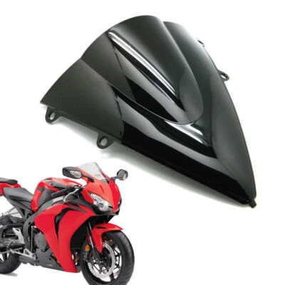 Parabrisas doble burbuja negro para Honda CBR1000RR 2012-2016 Foto 1 de 4
