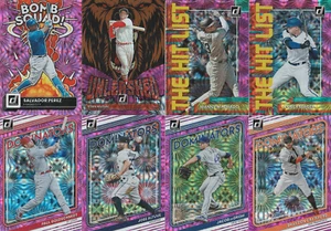 2022 Donruss Baseball Pink Fireworks 17 Card Lot - Machado, Seager and More - Picture 1 of 4
