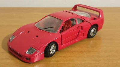 Modellino FERRARI F40 scala 1/24 colore rosso - Immagine 1 di 4
