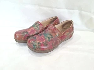 Alegria Shoes Clogs Floral Comfort Leather Women 10.5 W KEL-7716 - Picture 1 of 17