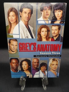 Grey's Anatomy: Season Three (Seriously Extended) (DVD, 2006) Factory Sealed - Imagen 1 de 10