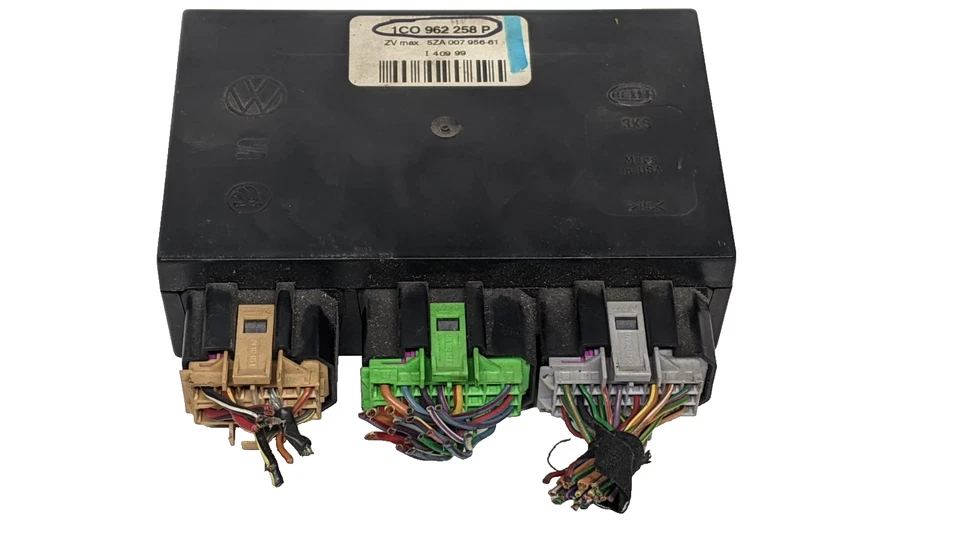 1999-2001 Volkswagen VW Golf Theft Lock Comfort Control Module 1C0962258P OEM - Image 1 of 2