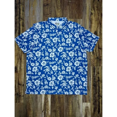 2XL Reyn Spooner Los Angeles Dodgers Floral Polo Béisbol MLB Foto 1 de 4
