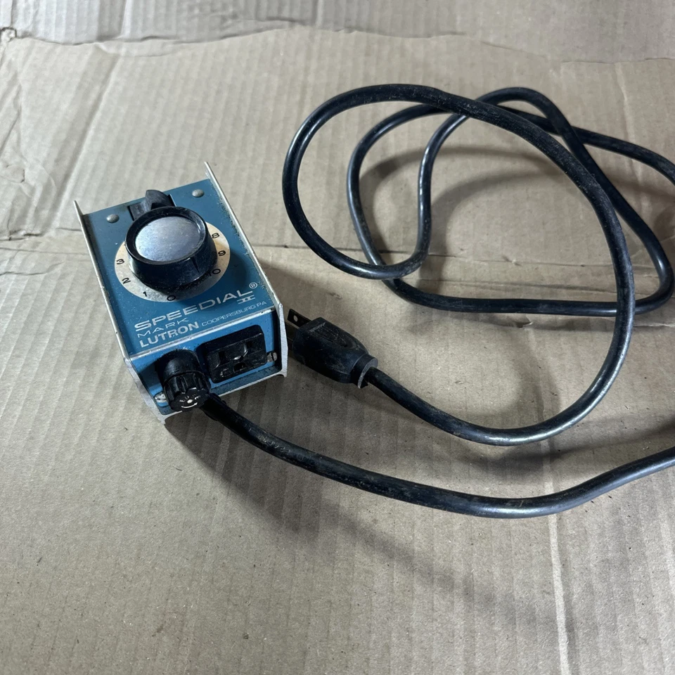 Lutron Electronics Speedial Mark 2 Variable Speed Controller Made In USA Vintage - Image 1 of 4