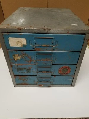 Vintage Model 410 Union Metal Utility Cabinet - Image 1 of 4