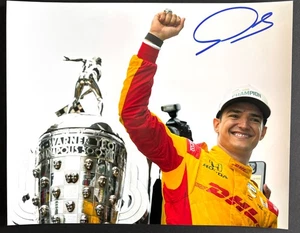 ALEX PALOU SIGNED 8X10 PHOTO INDY 500 109TH 2025 WINNER INDIANAPOLIS I - Picture 1 of 1