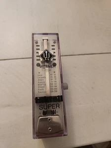 Vintage Wittner Metronom Taktell Super Mini Rubin Made in Germany Modell 884051 - Bild 1 von 4