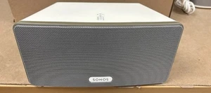 Sonos Play:3 White Wireless WiFi Network Home Shelf Smart Speaker, White & Grey - Picture 1 of 2