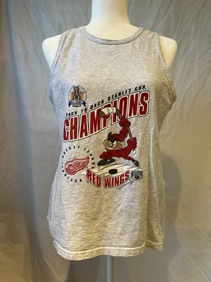 Red Wings 1998 Back To Back Champions Tank Top Y 14/16 - Image 1 of 4