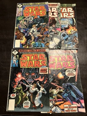 Star Wars #2-6 1977 Whitman Edition 1st App Obi-wan Han Solo &More Marvel Comics - Image 1 of 4