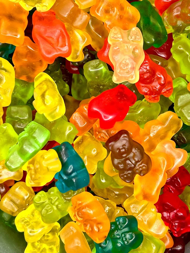 12 Flavor Gummi Bears 8oz 1LB 2LB 3LB 4LB 5LB Bag Fresh Mixed Gummy Bear Candy - Image 1 of 1