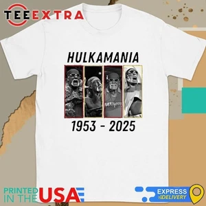 Camisa Blanca Hulk Hogan Hulkamania Tribute 1953-2025 Vintage NG3358 - Imagen 1 de 2