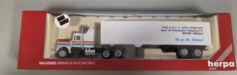 Herpa 6039 HO Challenger Motor Freight Truck W/Trailer - Image 1 of 1